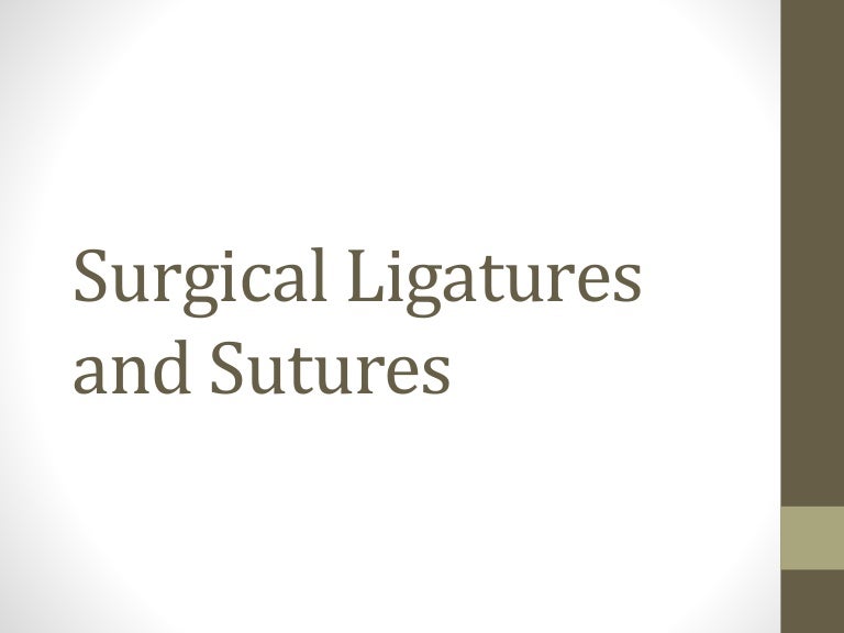 Surgical ligatures and sutures
