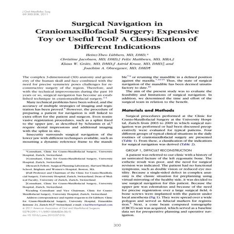 Surgical navigation