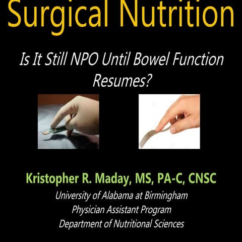 Surgical Nutrition