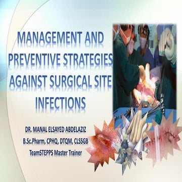 Surgical Site Infections (SSI)