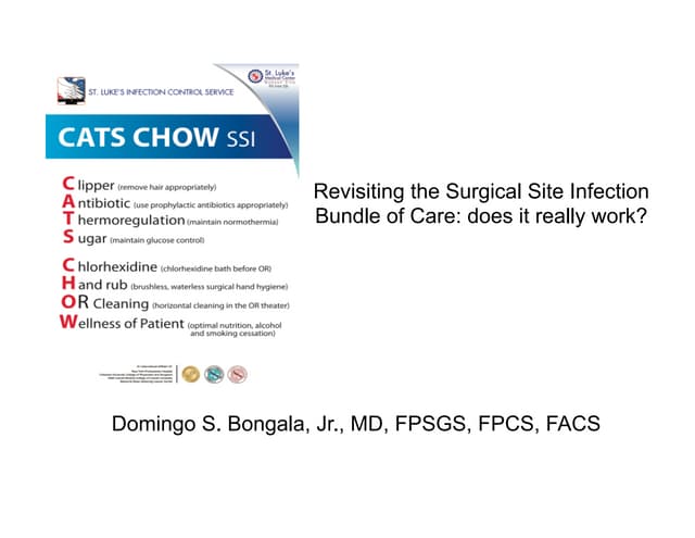 Surgical site infection | PPTX