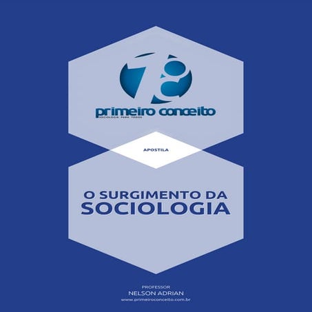 Surgimento dasociologia