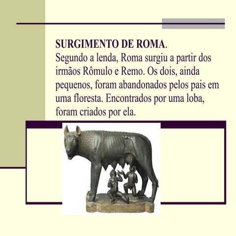 Surgimento de roma | PPT