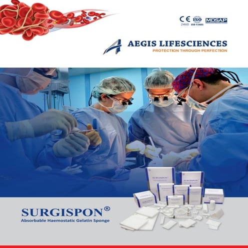 SURGISPONⓇ Absorbable Haemostatic Gelatin Sponge | PDF