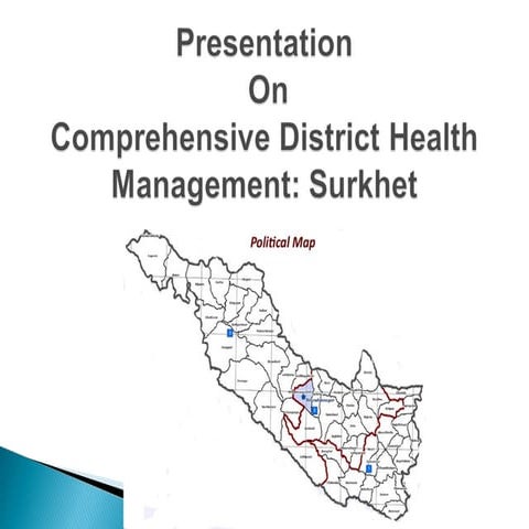 Comprehensive Field Practice (CFP) : District Health Service Management 