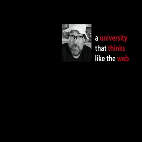 A University That Thinks Like the Web