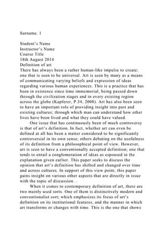 Surname. 1Student’s NameInstructor’s NameCourse Title18t.docx