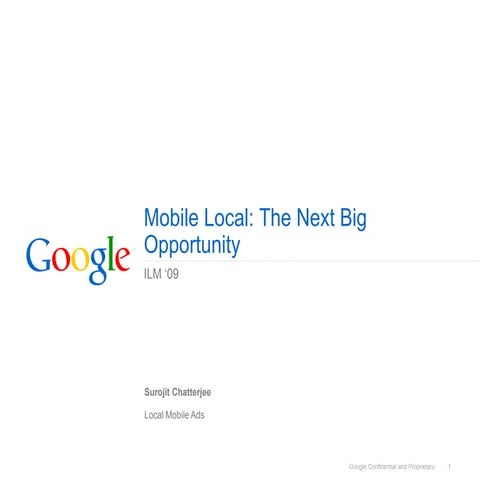 Google Mobile Local