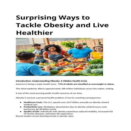 Surprising Ways to Tackle Obesity and Live Healthier.docx