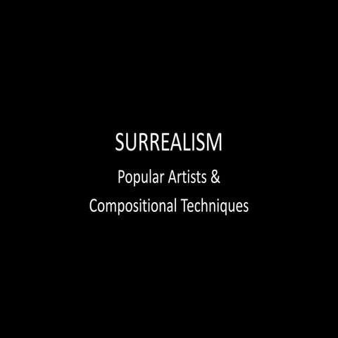 Surrealism Project