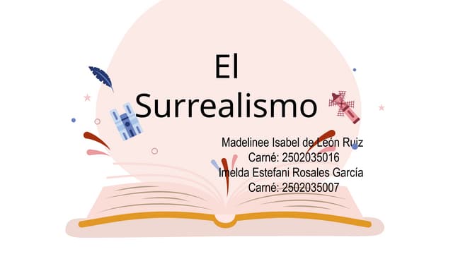 CARACTERISTICAS PRINCIPALESSurrealismo.pptx