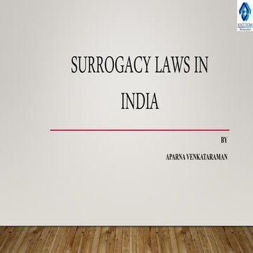 Surrogacy laws-in-India