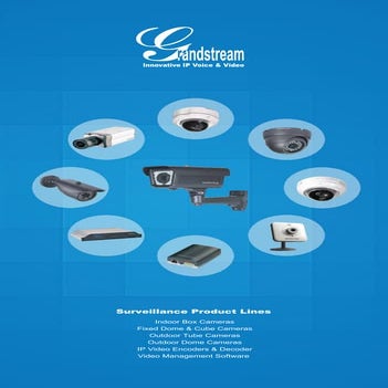 Brochure de vigilancia Grandstream