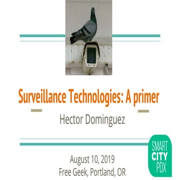 Surveillance technologies  a primer