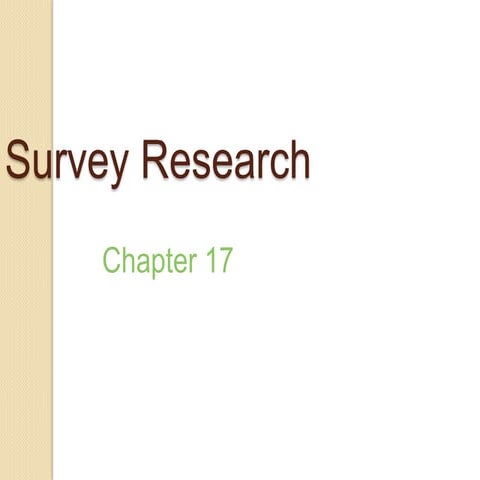 Survey Research