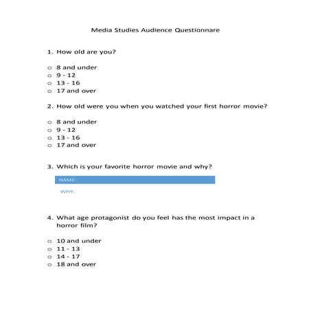 Questionare | DOCX