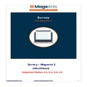Magento 2 Survey Extension