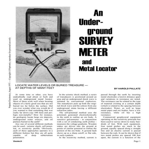 Survey150 terrometro