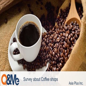 Survey about coffee shop preference in vn