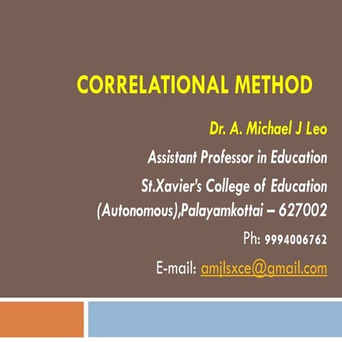 Survey and correlational methods of research: Assumptions, Steps and Pros and...