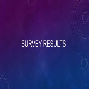 Survey Results