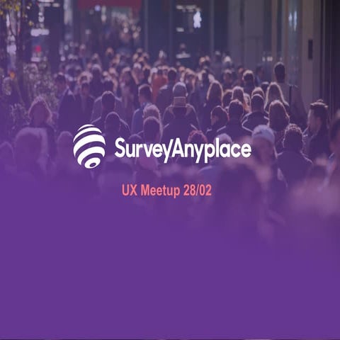 Stefan Debois at UX Antwerp Meetup - 28 feb 2017