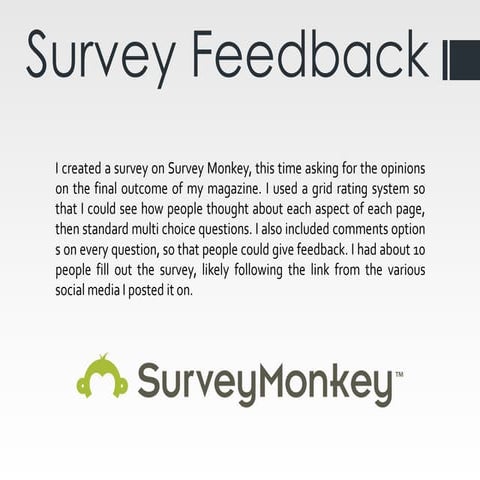 Survey feedback