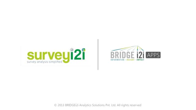 Surveyi2i Overview