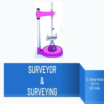 SURVEYOR & SURVEYING