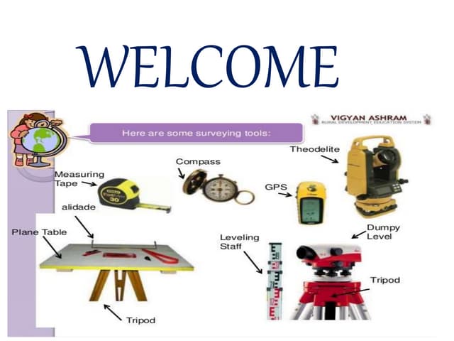 Surveying instruments with their uses | PPTX