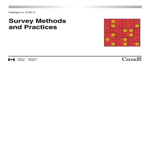 Survey methods and practice