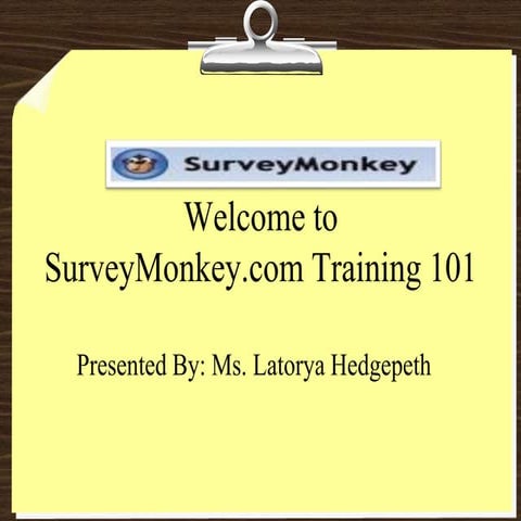 Survey monkey