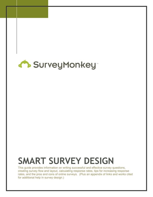 SurveyMonkey -  Smart Survey Design...