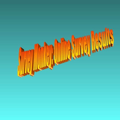 Survey monkey results
