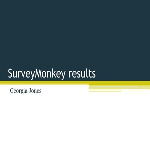 Survey monkey results | PPTX