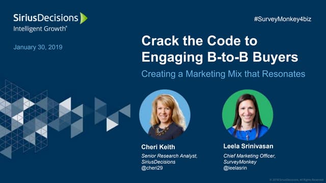 Crack the code to engaging B-to-B buyers. 
