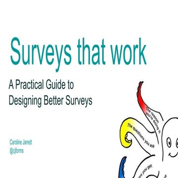 Surveys that work: a webinar for FocusVision 2021