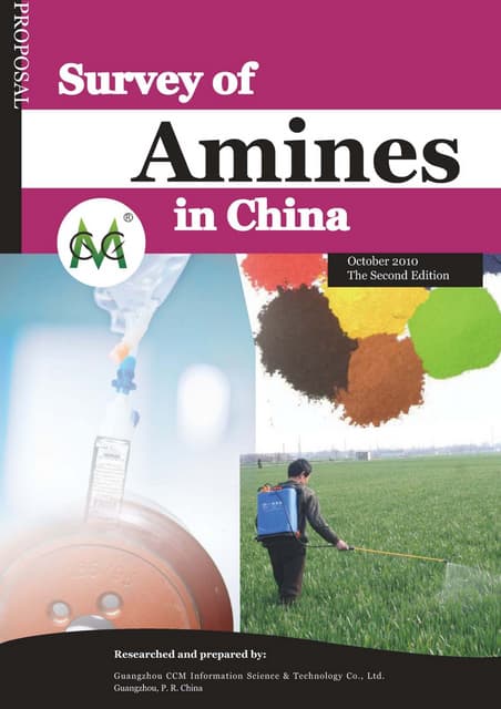 Survey of amines in china