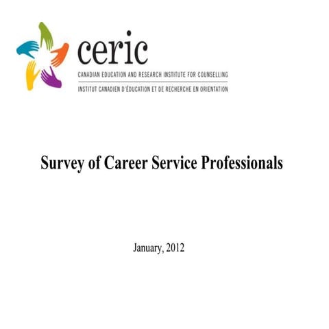 Survey of career service professionals