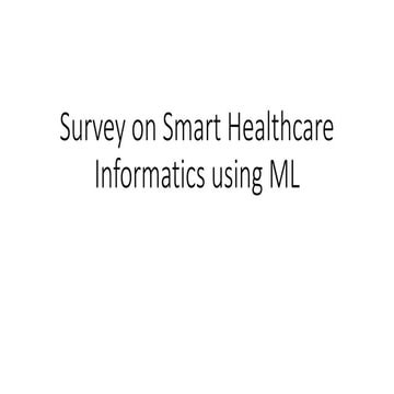 Sensor networks for personalized health monitoring - Vladimir Brusic | PPTX