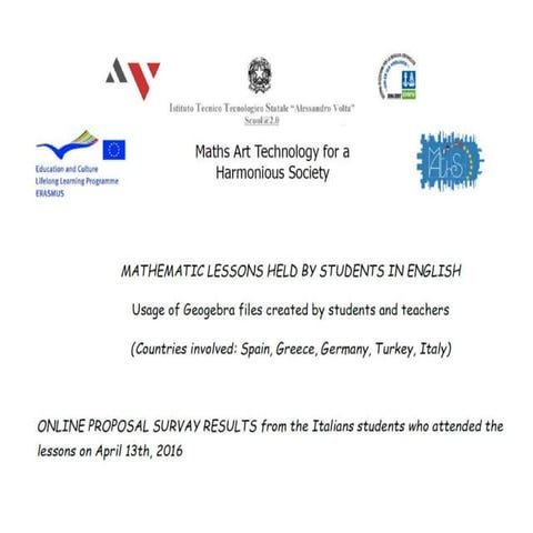 Survey perugia second meeting