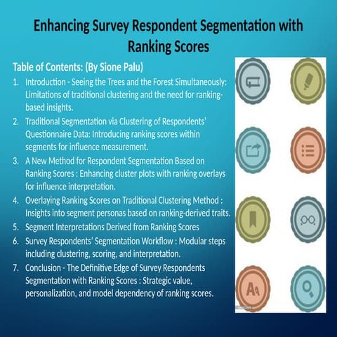 Multiscale Segmentation of Survey Respondents