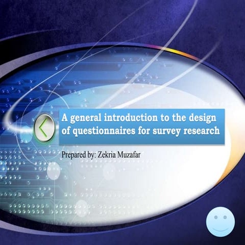 Survey questionaree info