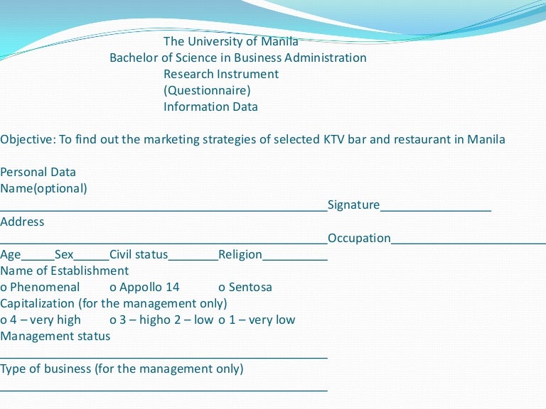 survey questionnaire2