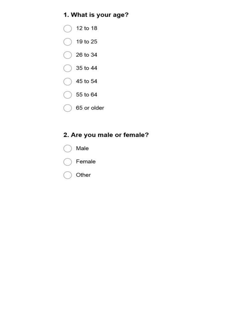 Survey Questions