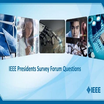 Survey questions - IEEE IPF 2018