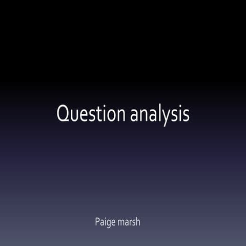 Survey questions horror