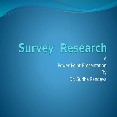 Survey  research