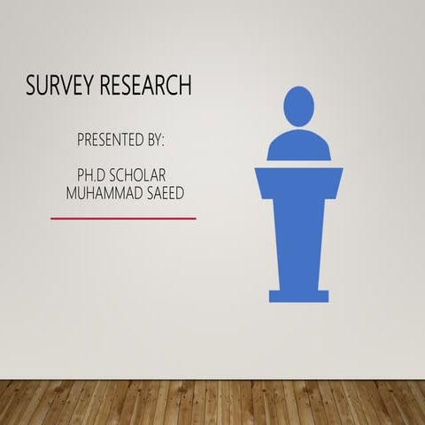 Survey research