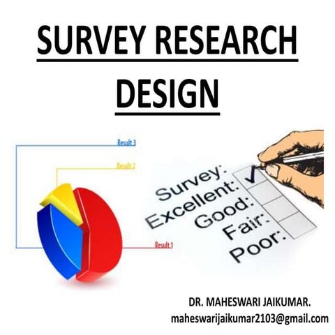 SURVEY RESEARCH DESIGN